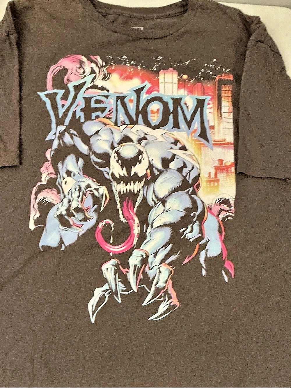 Marvel Venom Graphic T-Shirt Short Sleeve Tee XL